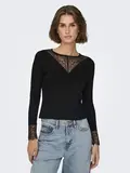 JDYROXY L/S LACE TOP JRS NOOS