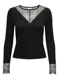 JDYROXY L/S LACE TOP JRS NOOS