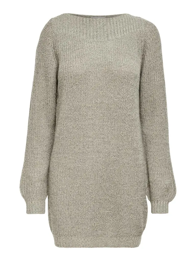 JDYWHITNEY MEGAN L/S BOAT DRESS KNT NOOS