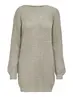 JDYWHITNEY MEGAN L/S BOAT DRESS KNT NOOS