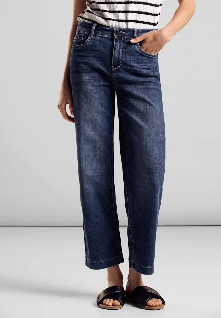 Jeans mit Straight Legs