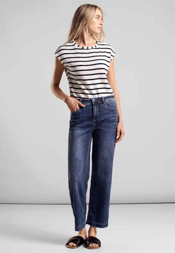 Jeans mit Straight Legs