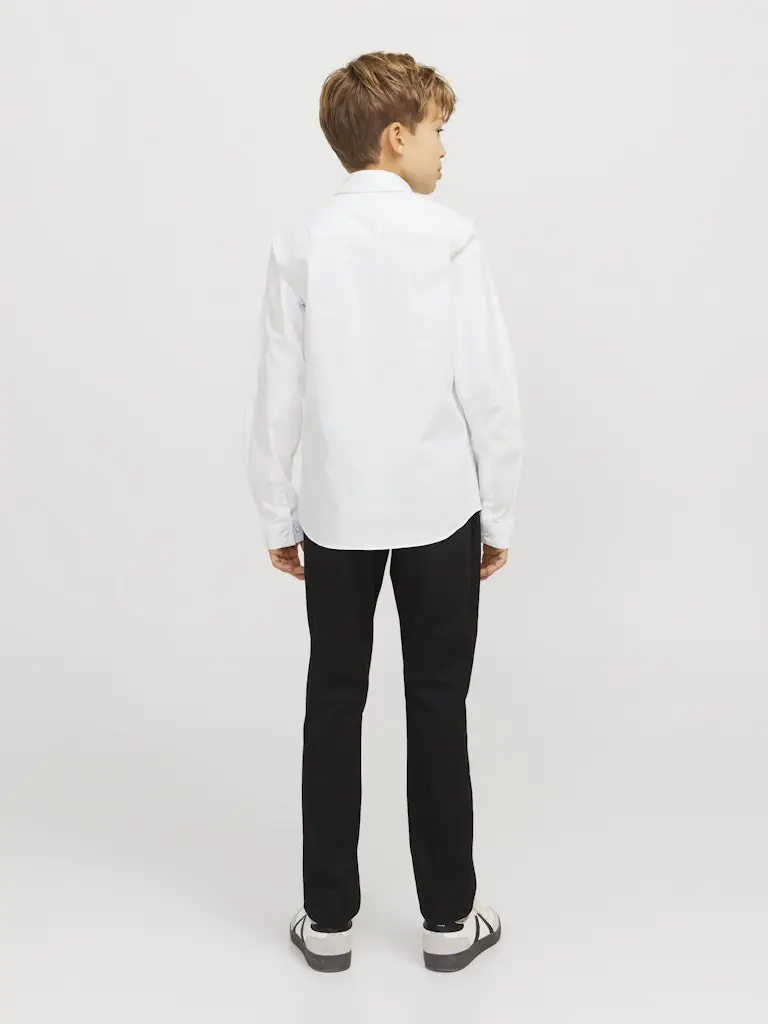 JJEAXEL STRETCH SHIRT LS NOOS JNR