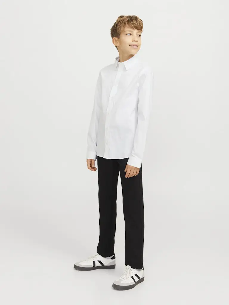 JJEAXEL STRETCH SHIRT LS NOOS JNR