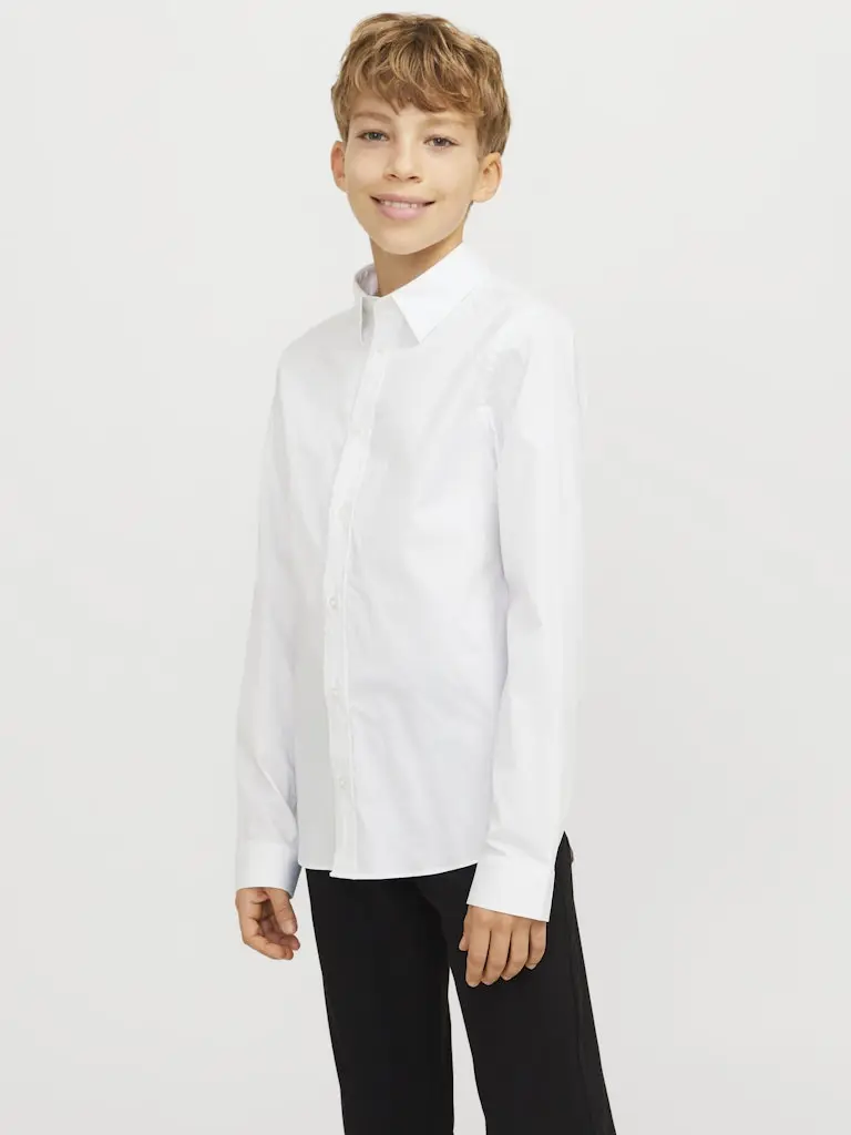 JJEAXEL STRETCH SHIRT LS NOOS JNR