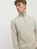 JJEBRADLEY SWEAT HALF ZIP NOOS