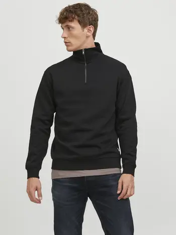 JJEBRADLEY SWEAT HALF ZIP NOOS