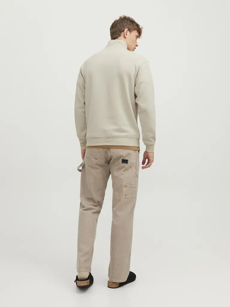 JJEBRADLEY SWEAT HALF ZIP NOOS