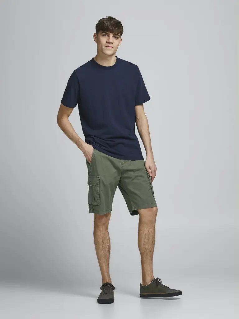 JJIZACK JJCARGO SHORTS AMA SOLID STS