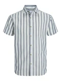 JJJOSHUA OXFORD STRIPE SHIRT SS