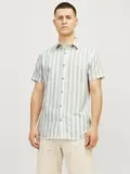 JJJOSHUA OXFORD STRIPE SHIRT SS