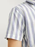 JJJOSHUA OXFORD STRIPE SHIRT SS