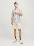 JJJOSHUA OXFORD STRIPE SHIRT SS