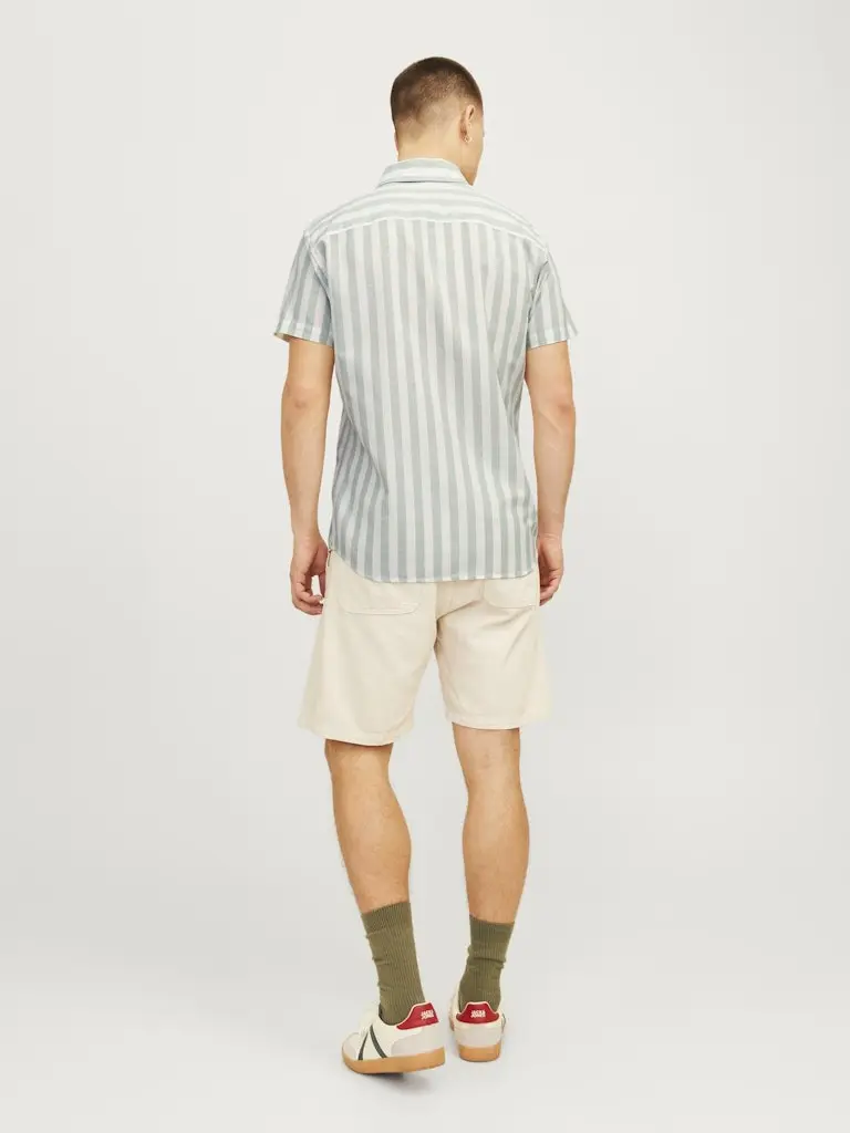 JJJOSHUA OXFORD STRIPE SHIRT SS