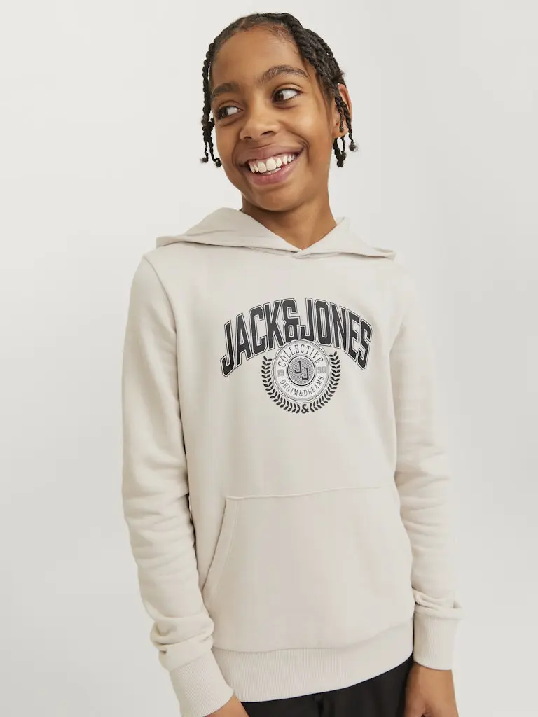 JJKAM VARSITY BRANDING SWEAT HOOD JNR