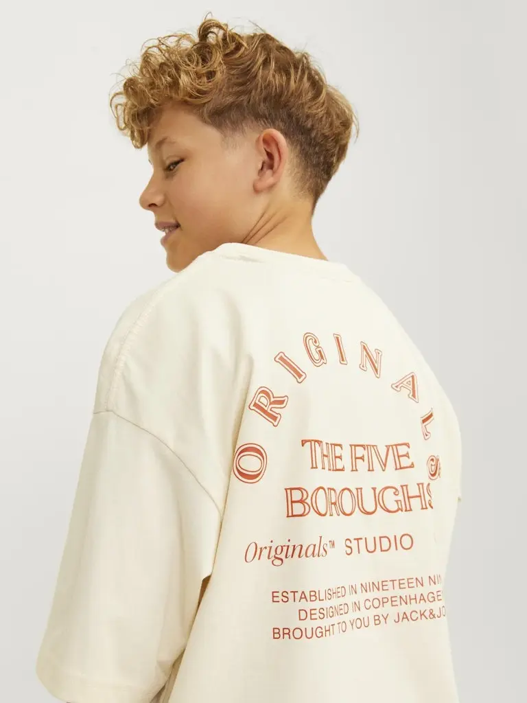 JORBROOKLYN BACK TEE SS CREW NECK JNR