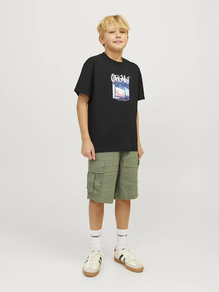 JORBUSHWICK BLUR TEE SS CREW NECK JNR