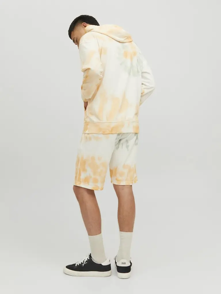 JORCOPENHAGEN TIE DYE SWEAT HOOD BLK