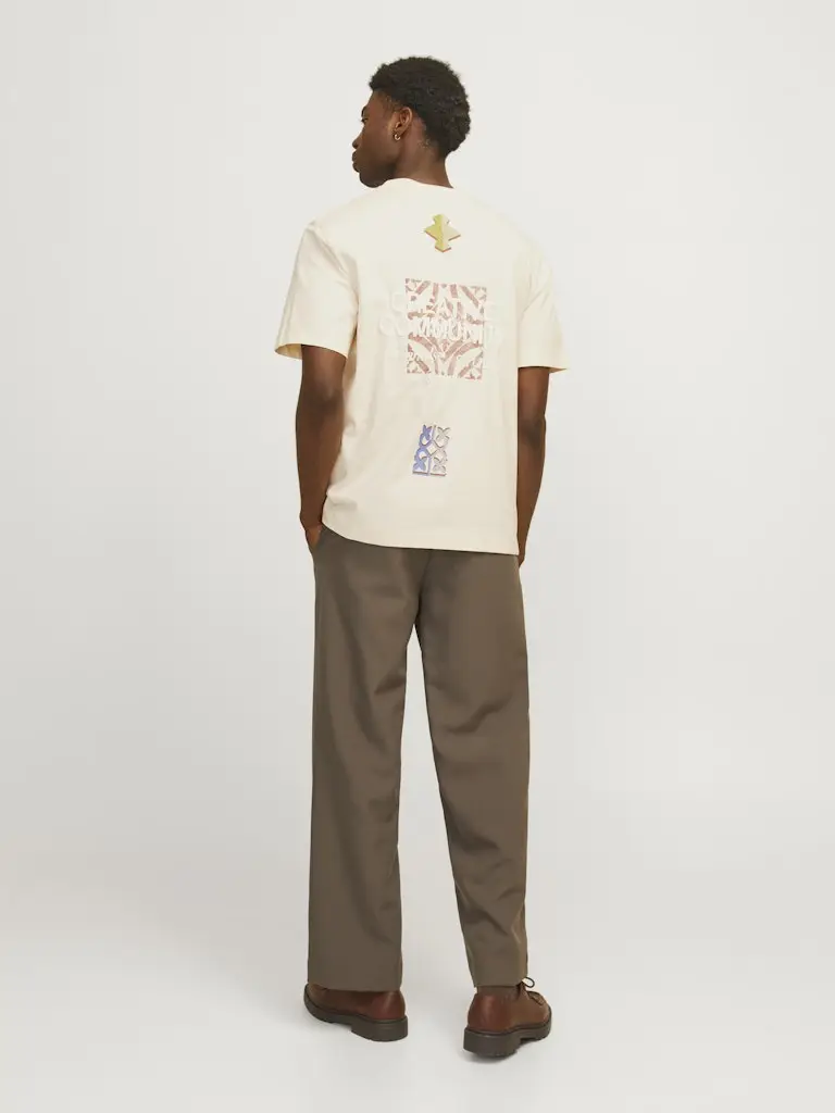 JORNOHO BACK GRAPHIC TEE SS CREW NECK LN