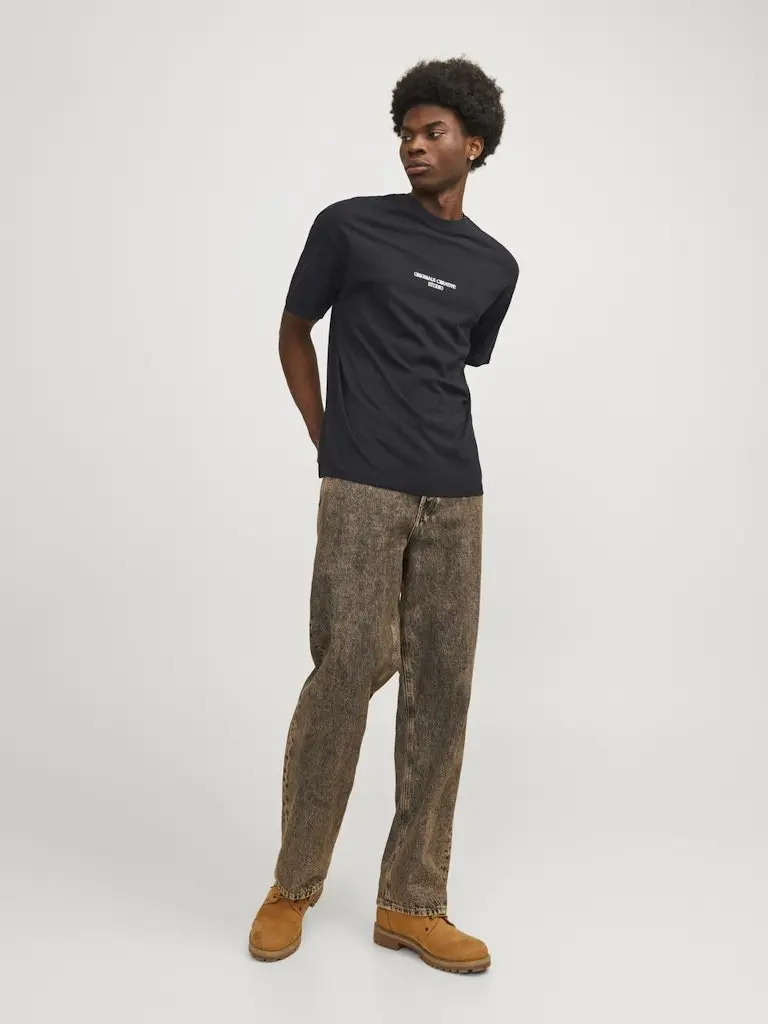 JORNOTO GRAPHIC BACK TEE SS CREW NECK LN