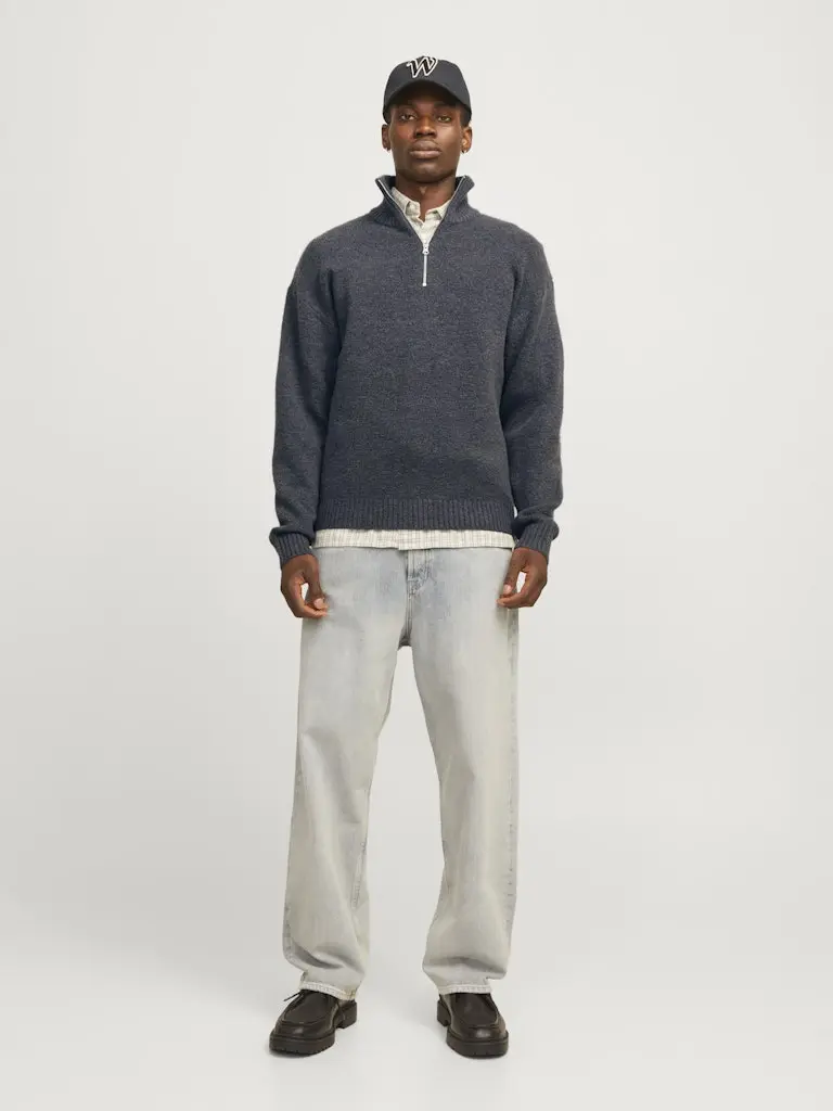 JOROLLIE KNIT HALF ZIP SN