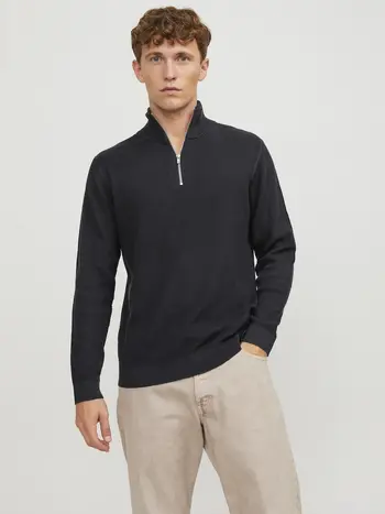 JPRBLAARTHUR KNIT HALF ZIP CH