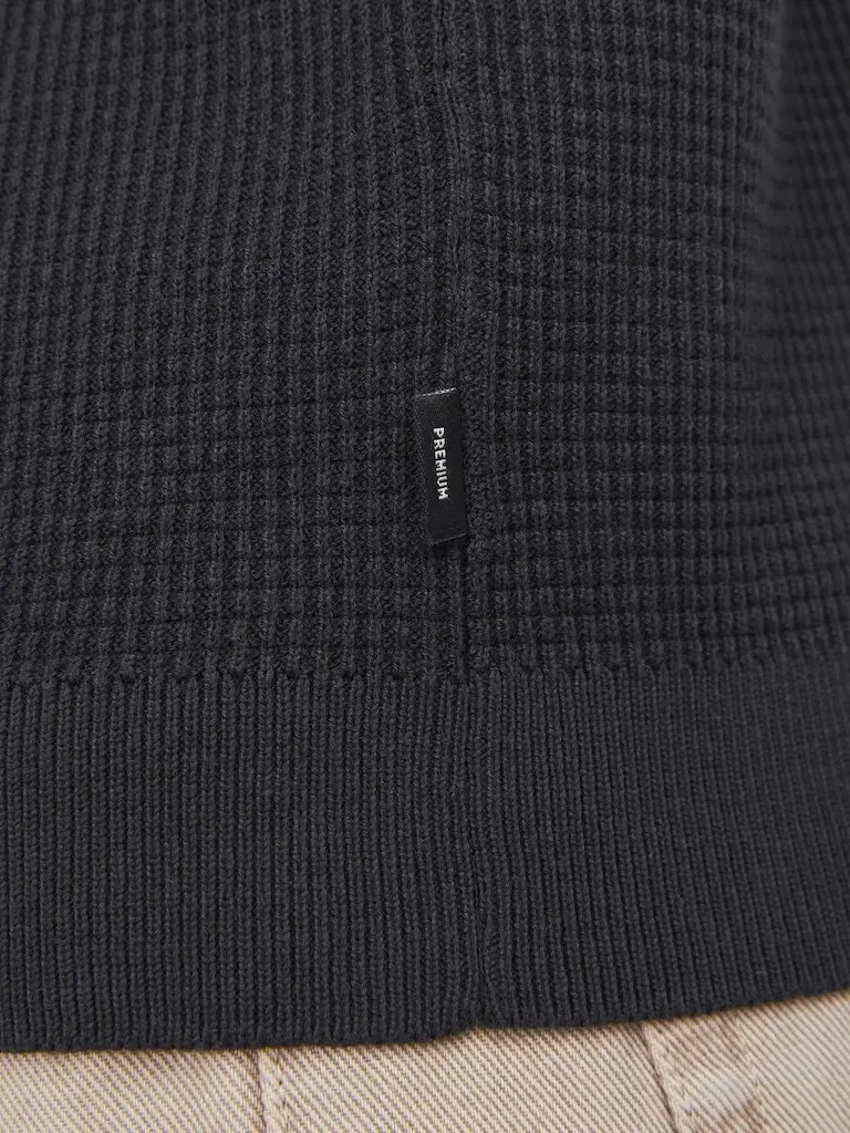 JPRBLAARTHUR KNIT HALF ZIP CH