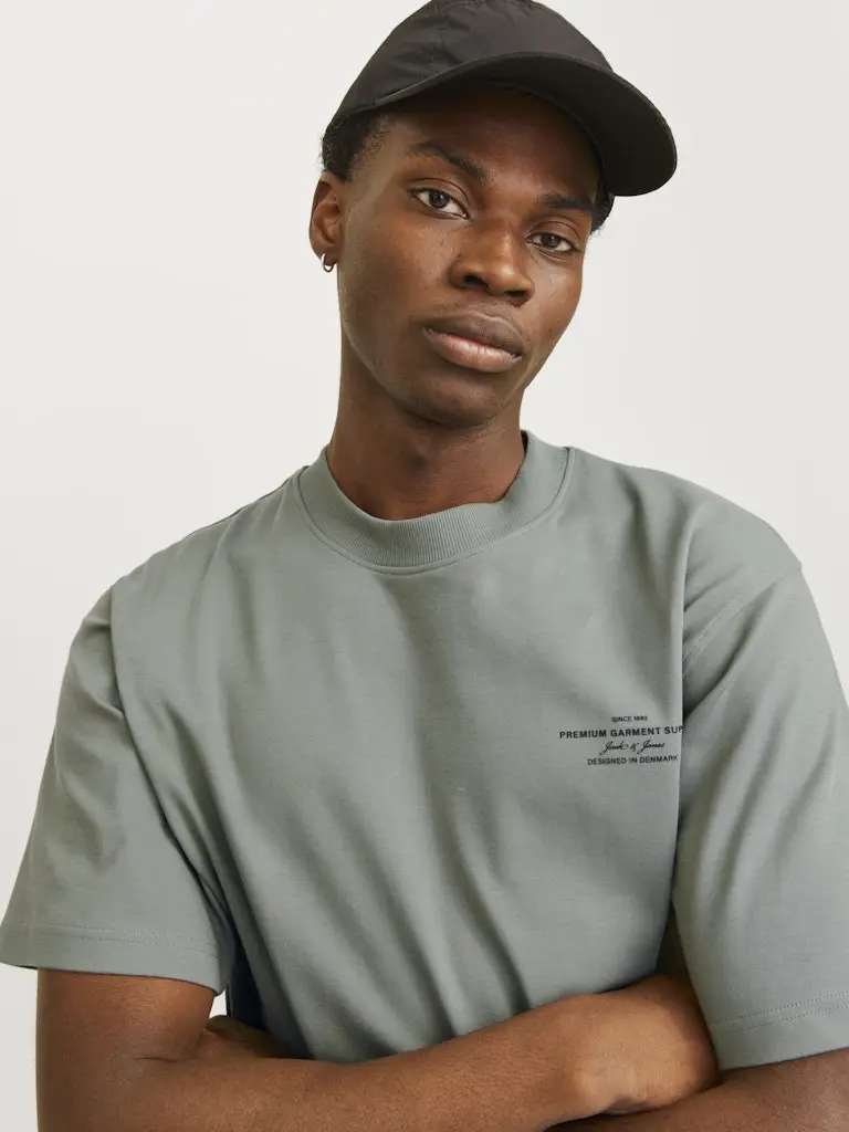 JPRBLACHAD BRANDING SS CREW NECK TEE SN