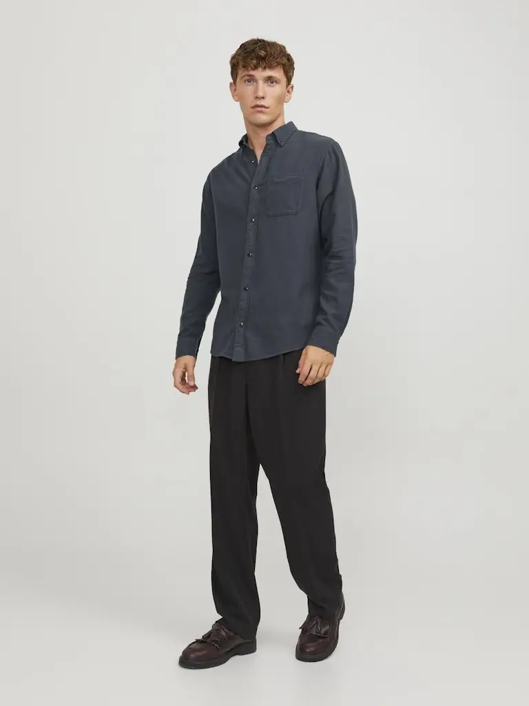 JPRBLUBROOK SOLID TWILL SHIRT L/S