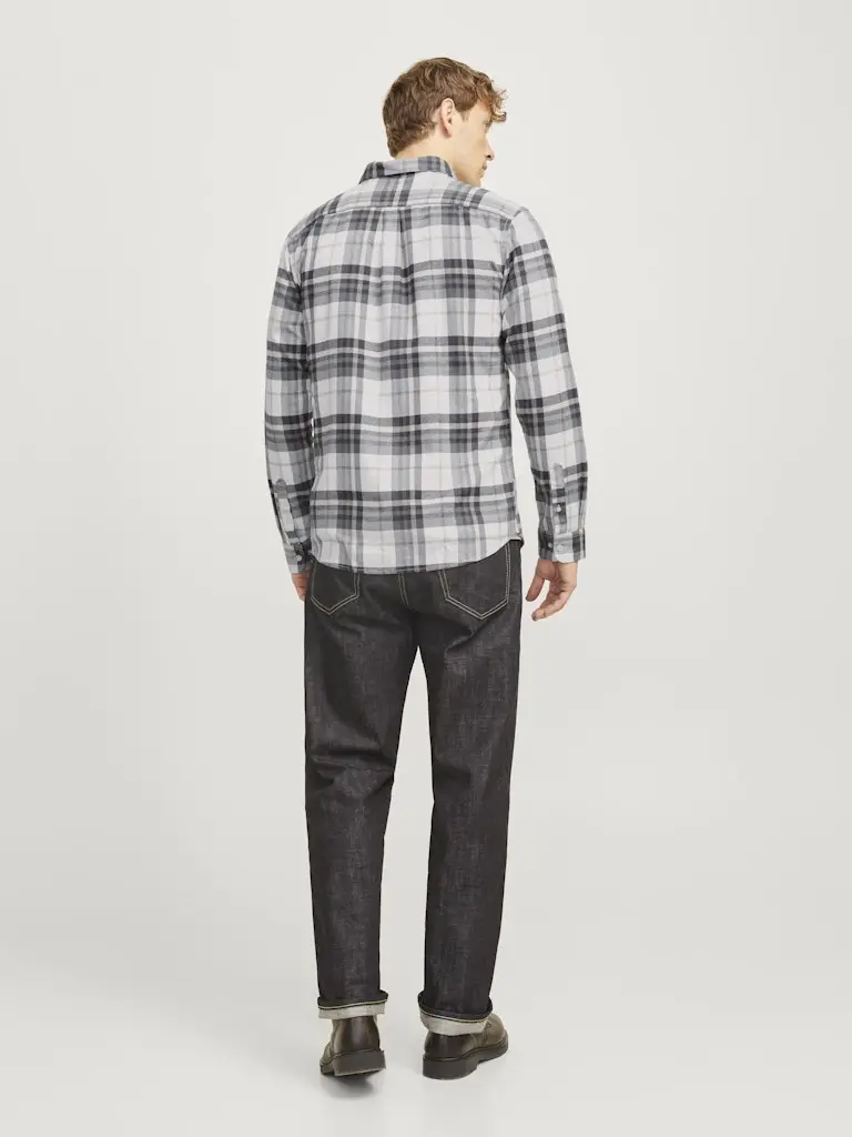 JPRBLUNORRIS FLANNEL LS SHIRT BF LN