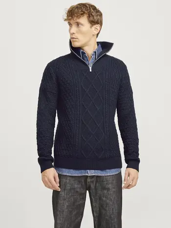 JPRBLUNORTH KNIT HIGH NECK SN