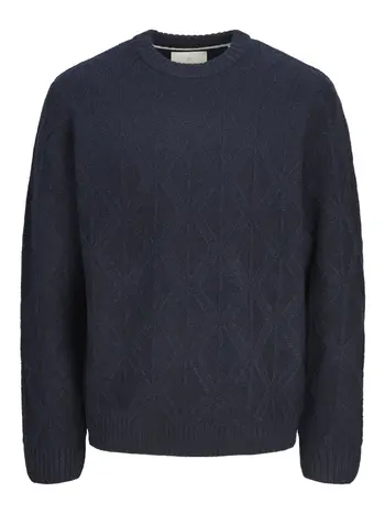 JPRCCFELIX KNIT STRUCTURE CREW NECK