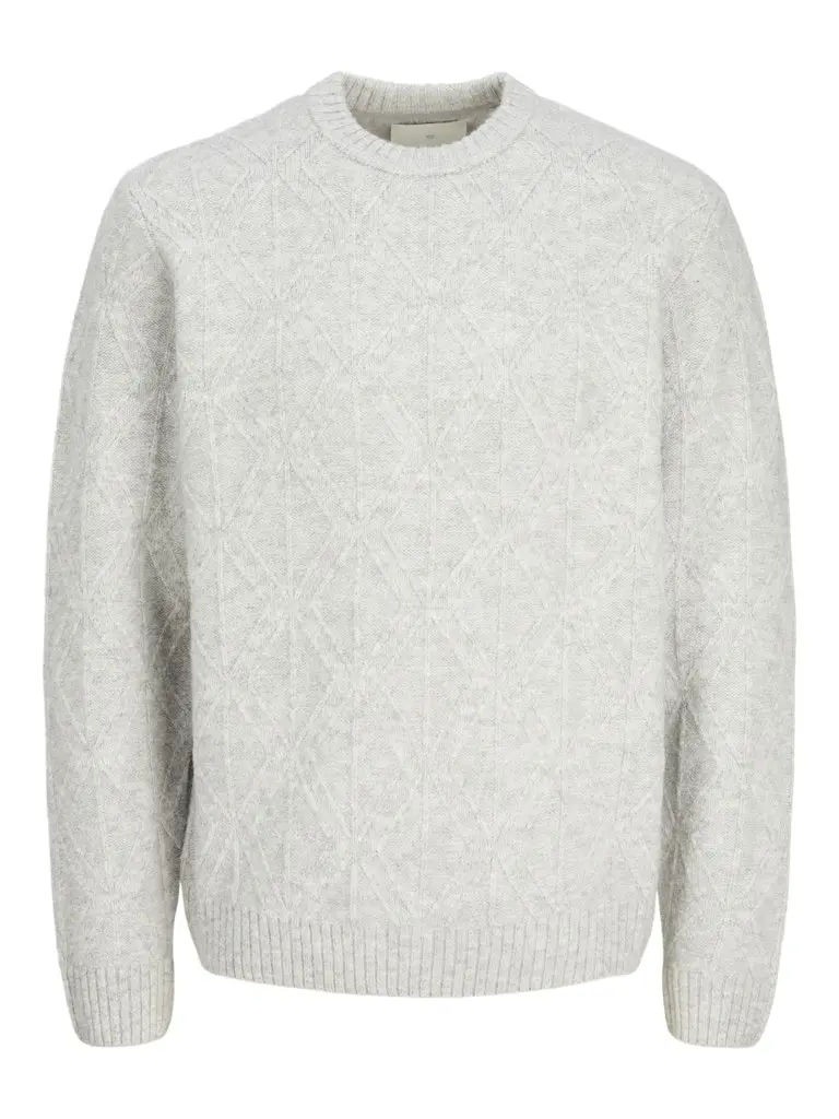 JPRCCFELIX KNIT STRUCTURE CREW NECK