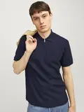 JPRCCJOHNNY HALF ZIP SS POLO SN