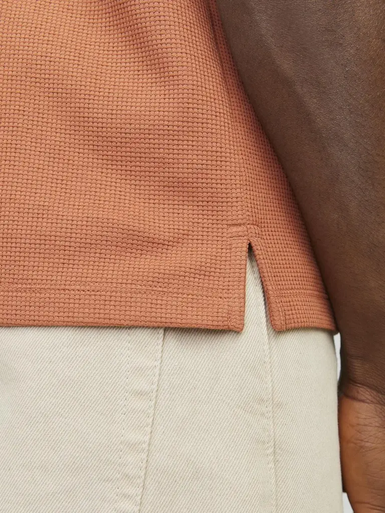 JPRCCJOHNNY HALF ZIP SS POLO SN