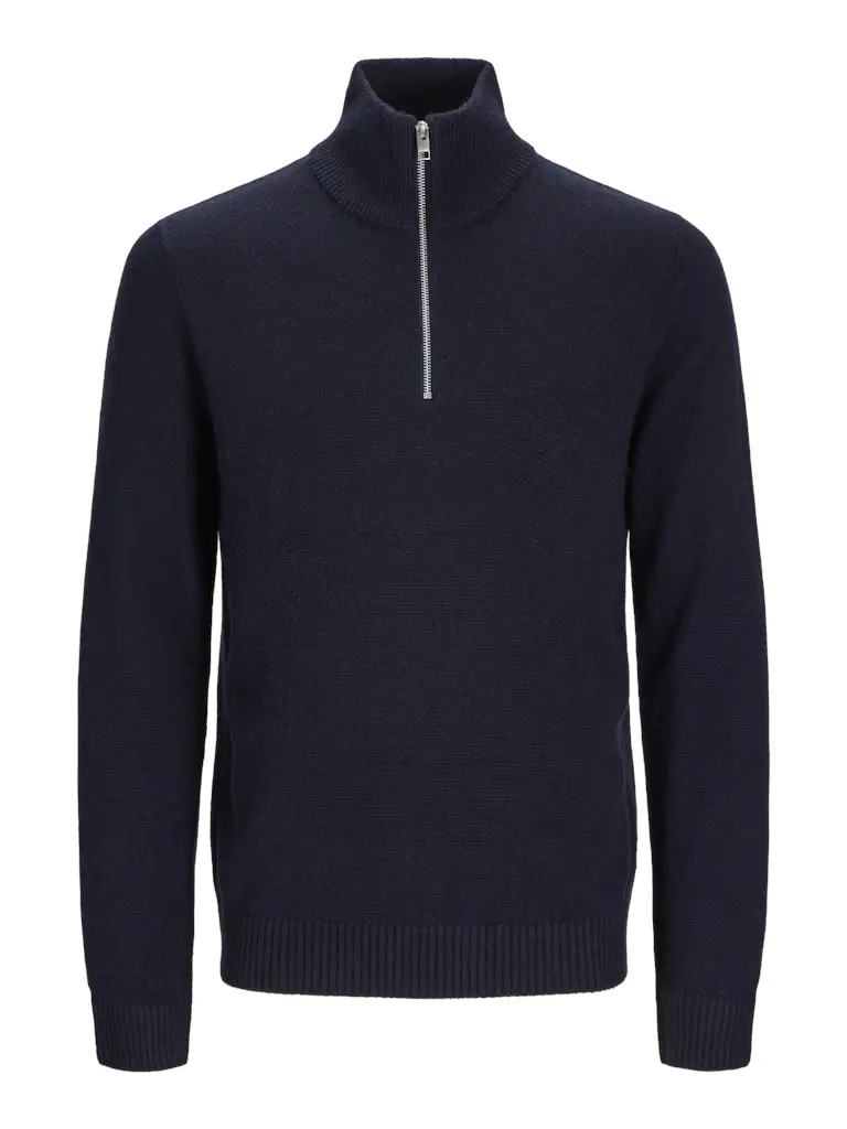 JPRCCLAMBSWOOL KNIT HALF ZIP