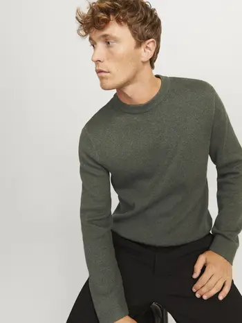 JPRCCMILANO STITCH KNIT CREW NECK SN