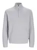 JPRCCMILANO STITCH KNIT HALF ZIP SN