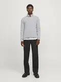 JPRCCMILANO STITCH KNIT HALF ZIP SN