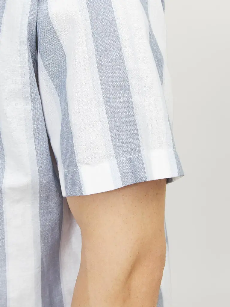 JPRCCSUMMER STRIPE RESORT SHIRT S/S LN