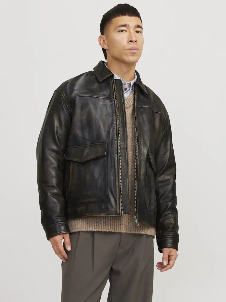 JPRCCWALLACE LEATHER JKT