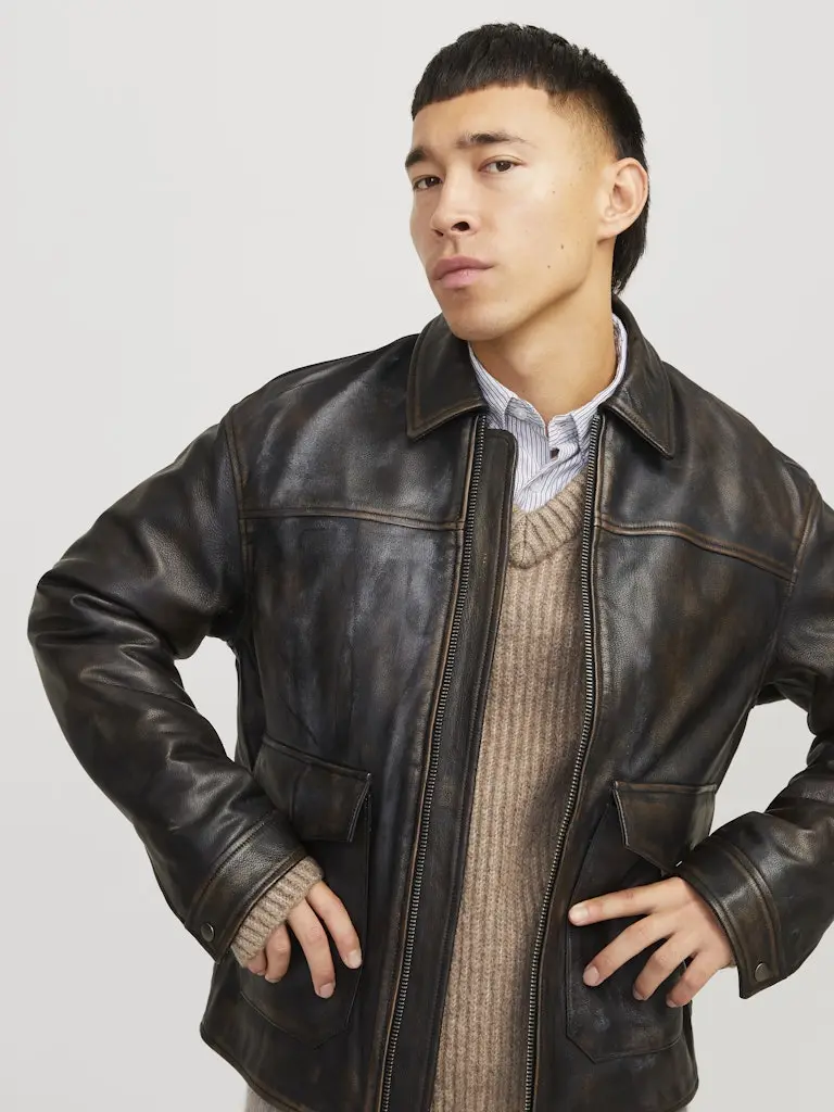 JPRCCWALLACE LEATHER JKT