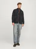 JPRRAYMOND MELANGE CHECK LS OVERSHIRT SN