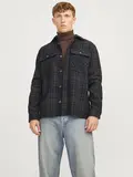 JPRRAYMOND MELANGE CHECK LS OVERSHIRT SN