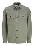 JPRRAYMOND MELANGE SOLID LS OVERSHIRT SN