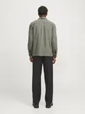 JPRRAYMOND MELANGE SOLID LS OVERSHIRT SN