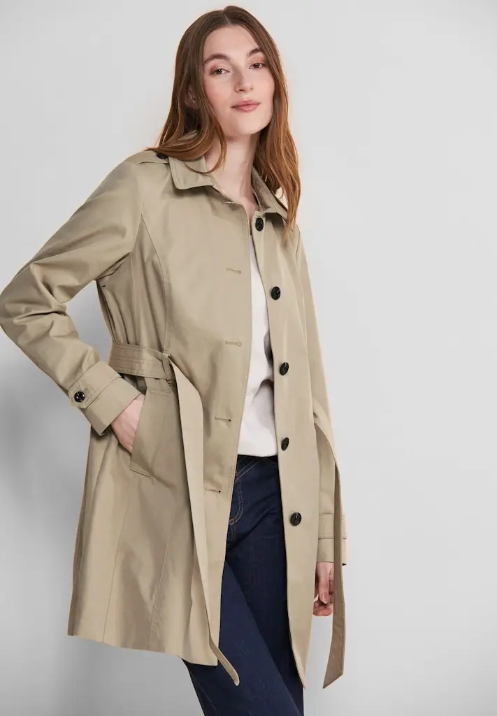 Klassischer Trenchcoat