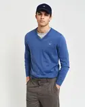 Klassischer V-Neck Pullover aus Baumwolle