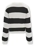 KOGFRANCA SHORT L/S STRIPE KNT NOOS