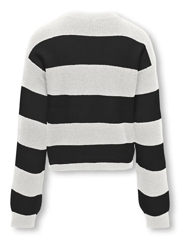 KOGFRANCA SHORT L/S STRIPE KNT NOOS